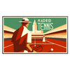 Art Deco Madrid tennis poster Grand Slam tournament