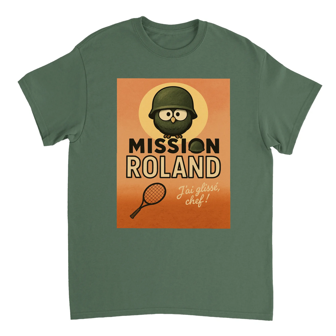 T-shirt T - shirt exclusif Roland Tennis 3 parfait tous passionnés unique confort style idéal amour sport court maintenant sensation disponibles S M L XL XXL