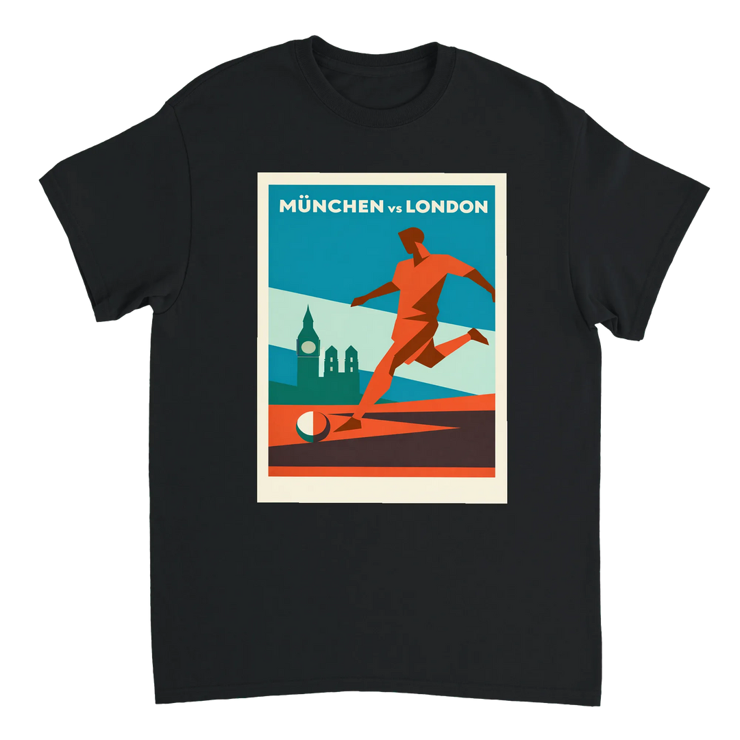 Image Black de Munich Germany Football Tshirt [color:black] [view:front]