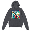 Sweat à capuche Handball Paris unisexe ultra-doux mélange 50 % coton polyester capuche doublée poche ventrale finition anti-bouloches confort style hommes femmes