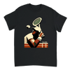 T-shirt de ténis elegante e confortável, ideal para jogar ou ver o jogo. Disponível em vários tamanhos