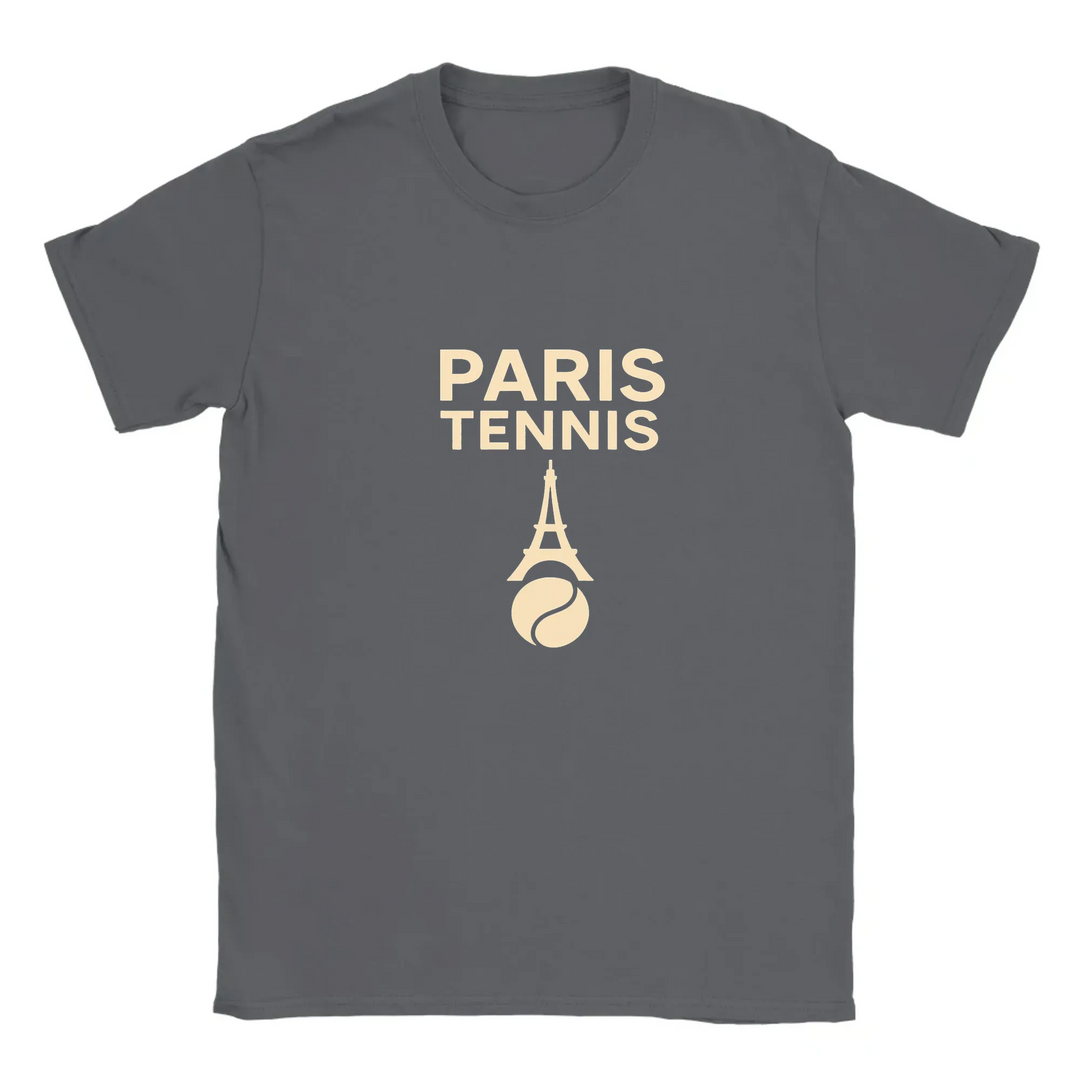 T-shirt T - shirt unique charme Paris énergie tennis valeur passion un design captivant parfait amateurs sport mode française confort supérieur grâce tissu coton doux respirant