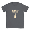 T-shirt T - shirt unique charme Paris énergie tennis valeur passion un design captivant parfait amateurs sport mode française confort supérieur grâce tissu coton doux respirant