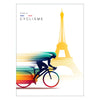 spirit Olympics stunning Paris bicycle art poster gift touch elegance wall collection various sizes A4 cm A0 sport enthusiasts lovers