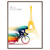 spirit Olympics stunning Paris bicycle art poster gift touch elegance wall collection various sizes A4 cm A0 sport enthusiasts lovers