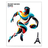 spirit Olympic Games stunning Olympics Paris Rugby Poster vibrant wall art energy perfect gift addition home decor artwork sports fans