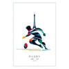 affiche exclusive Jeux Olympiques 2024 rugby Paris cadeau parfait passionnés sport encadrement