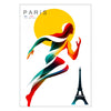 spirit Olympics life stunning Paris 2024 poster vibrant wall art perfect touch elegance space unique gift artwork available various print sizes A4 cm A0