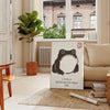 affiche Blue Wave Japanese 2 vagues japonaises teintes marron orange poster captivant espace disponible cm A0