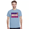Camiseta de ténis indoor, perfeita para entusiastas do desporto, feita em algodão durável e confortável