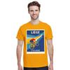 T-shirt Liège Belgium Cyclisme, ιδανικό για ποδηλάτες και καθημερινές εμφανίσεις, διαθέσιμο σε S, M, L, XL, XXL