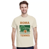 テニス愛好家に最適なローマテニスTシャツ。鮮やかなデザインでゲームの精神を称え、高品質な素材で快適さと耐久性を提供します。