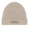 Image Sand de Beanie Roma Tennis 2  - Cotton Bio, Embroidered Design