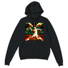 cozy stylish Hoodie Paris Tennis 50/50 cotton polyester blend thick pullover air jet fabric enhanced softness reduced pilling design lined hood drawstring front pocket cuffs spandex waistband