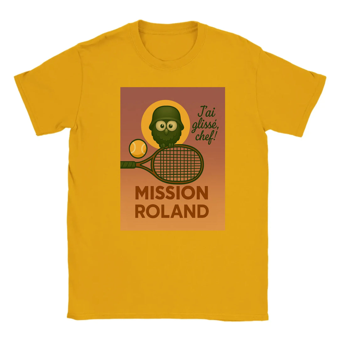 Image Gold de Mission Roland Tennis Tshirt