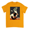 T-shirt da tennis elegante e confortevole, ideale per giocatori e appassionati, realizzato in cotone naturale e traspirante
