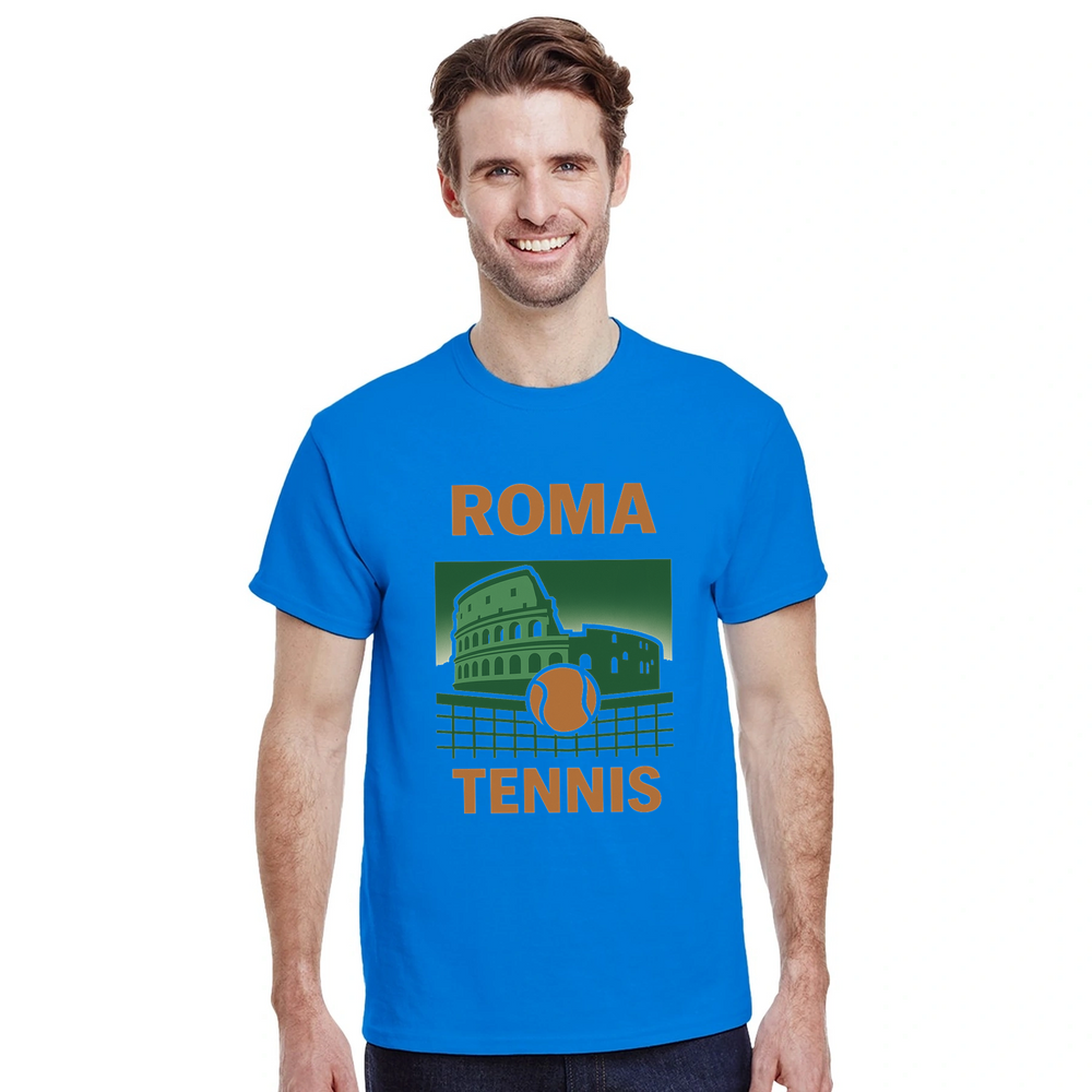T-shirt style Roma Tennis t shirt enthusiasts tee vibrant design spirit game high quality materials comfort durability day wear unique today luxury premium cotton