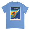 T-shirt Liège Belgium Cyclisme, ιδανικό για ποδηλάτες και καθημερινές εμφανίσεις, διαθέσιμο σε S, M, L, XL, XXL