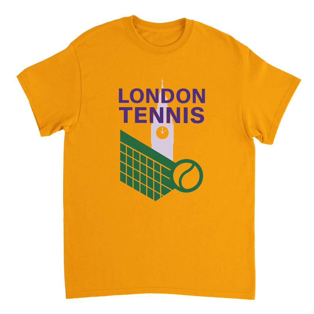 ロンドンテニスTシャツは、スポーツとファッションを愛する人々に最適なスタイリッシュなデザインです。サイズはSからXXLまで揃っています。