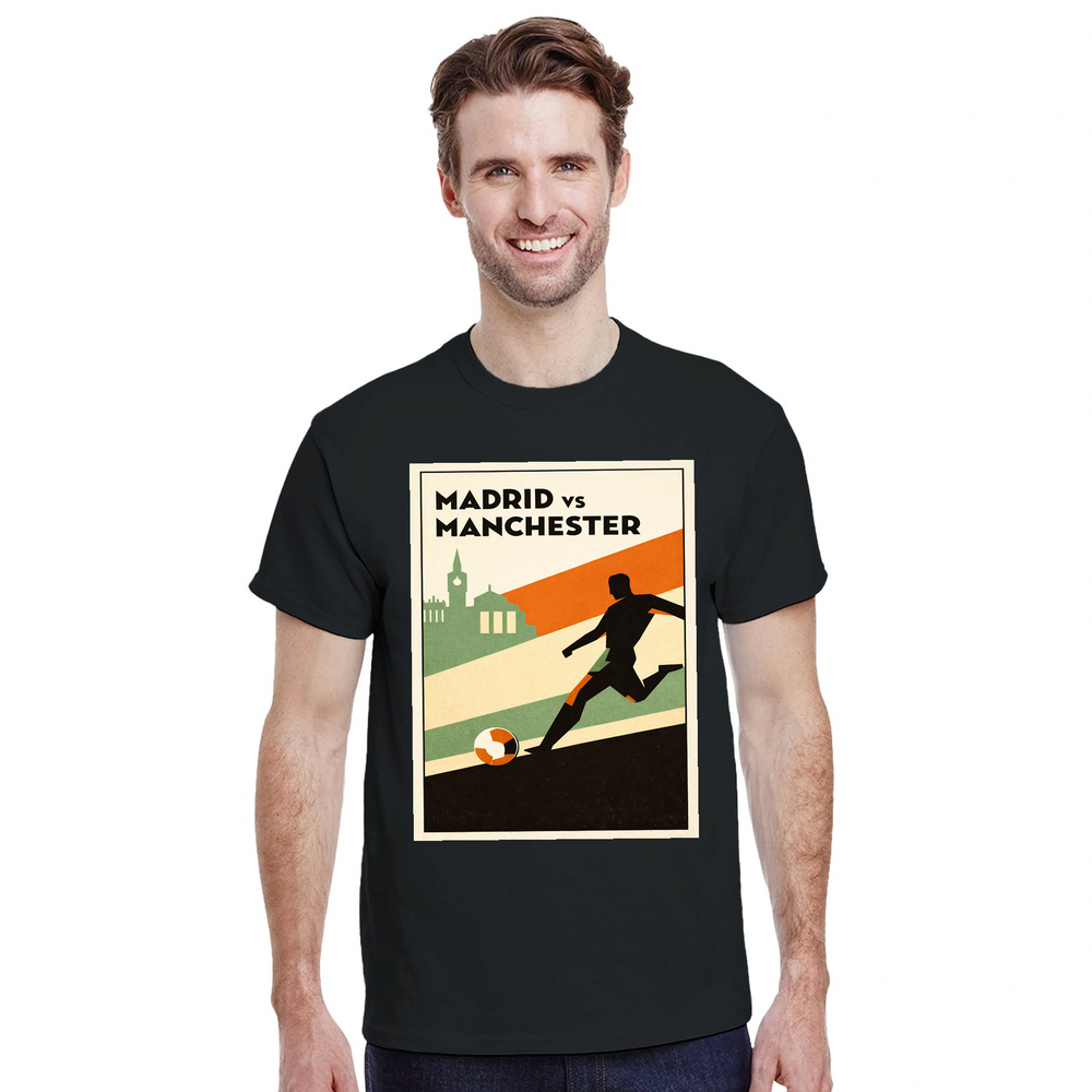 T-shirt passion Madrid exclusive football t shirt fans stylish tee iconic designs spirit game matches friends yours today wardrobe soft breathable cotton fabric