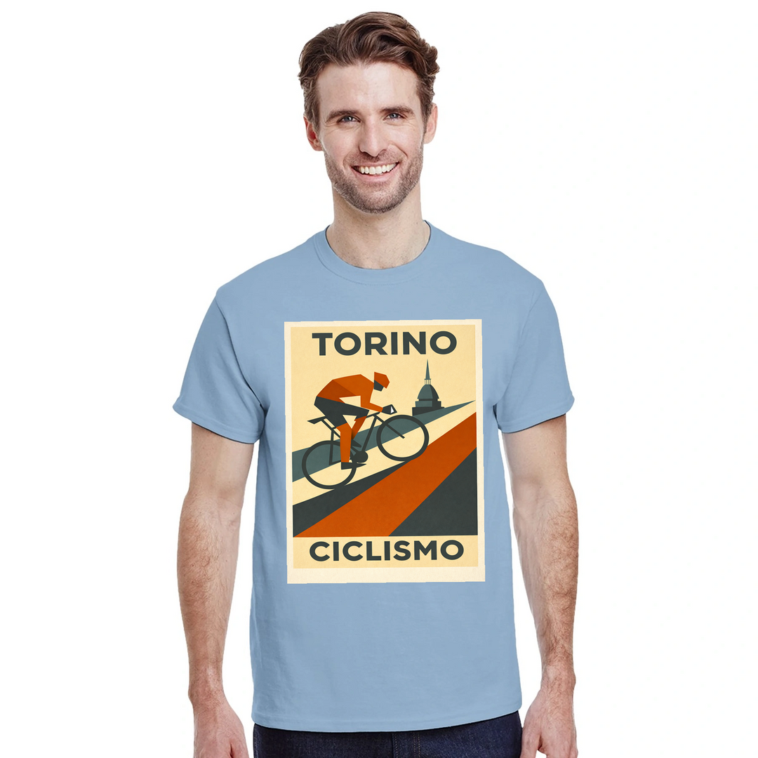 T-shirt love Turin Italy Cycling T shirt unique tee stylish design scenic routes perfect enthusiast passion beautiful city sizes available M L XL XXL