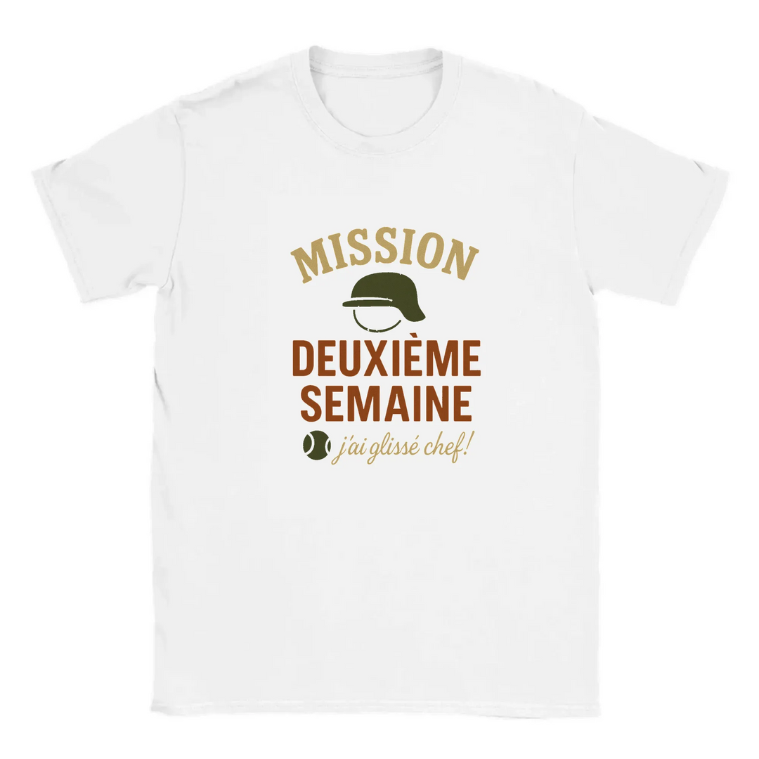Image White de Mission 2eme Semaine Tennis Tshirt 3