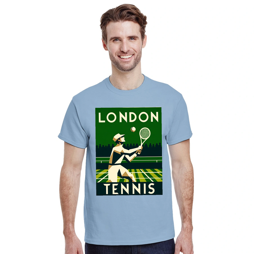 ロンドンテニスTシャツは、スポーツとファッションを融合させたスタイリッシュなアイテムです。テニスのエッセンスを捉えたユニークなデザインで、プレイヤーにもファンにもぴったり。SからXXLまでのサイズ展開。