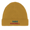 Image Mustard de Beanie Paris Handball  - Cotton Bio, Embroidered Design
