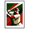 affiche baseball élégante idéale passionnés sport poster captivant un cadeau parfait espace disponible A4 cm 60x80 A0