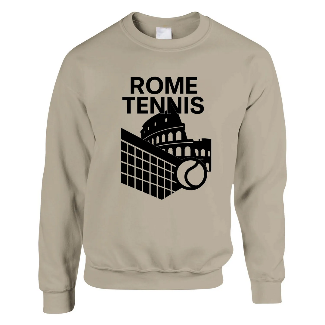 Romie tenisa džemperis, izgatavots no mīksta kokvilnas un poliestera maisījuma, nodrošina komfortu un izturību. Ideāls ikdien