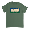 T-shirt Hard Tennis 3, design dinamico che esprime l'intensità del tennis, ideale per giocatori e appassionati. Comfort e sti