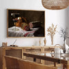 kitchen decor elegant Saucisson Conception Gauloise poster rich black green hues cm striking design perfect food enthusiasts
