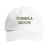 Gorra vintage bordada con motivo luna Formula 1, perfil bajo sin estructura