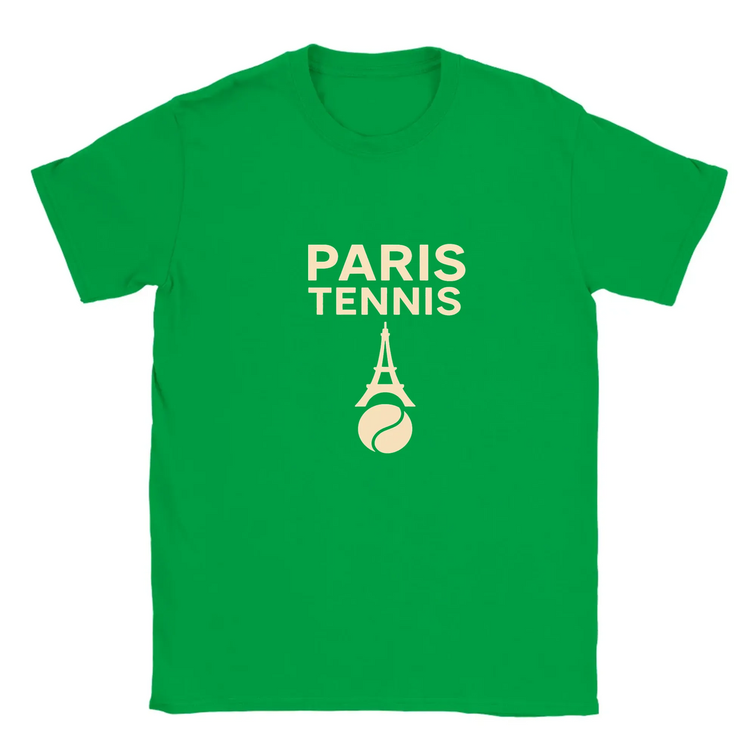 T-shirt T - shirt unique charme Paris énergie tennis valeur passion un design captivant parfait amateurs sport mode française confort supérieur grâce tissu coton doux respirant
