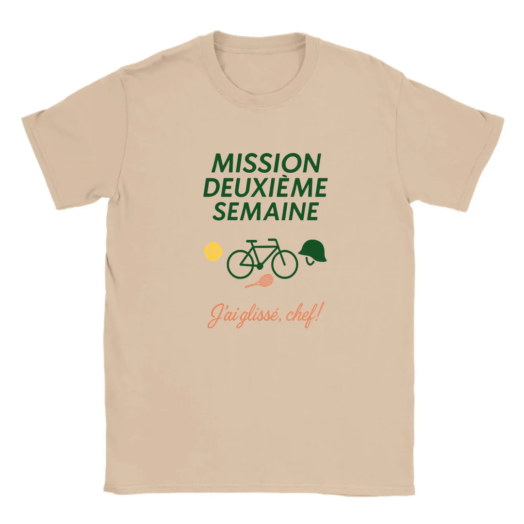 Image Natural de Mission 2eme Semaine Tennis Tshirt 2
