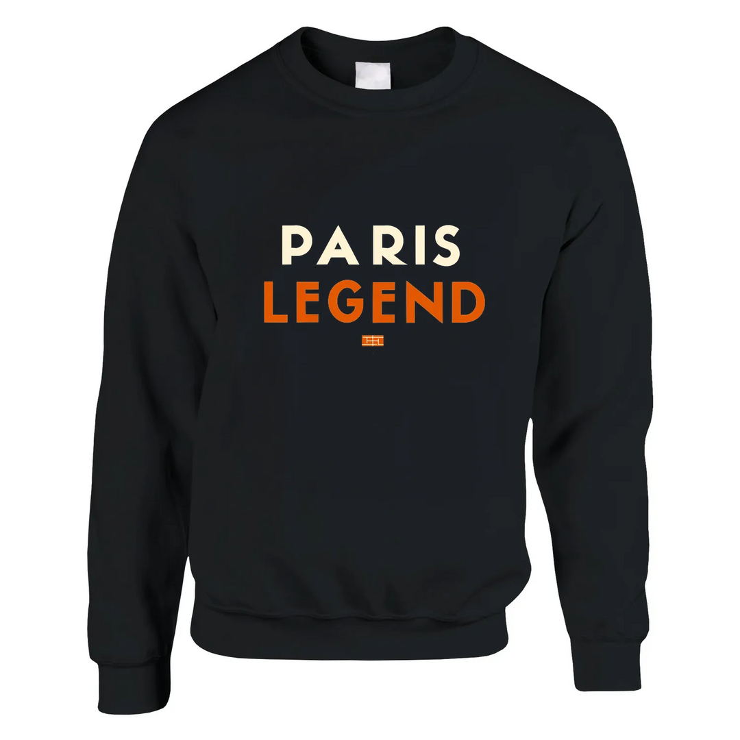 Klasisks un ērts džemperis Tennis Paris Legend, izgatavots no mīksta kokvilnas un poliestera maisījuma, ar plašu piegriezumu