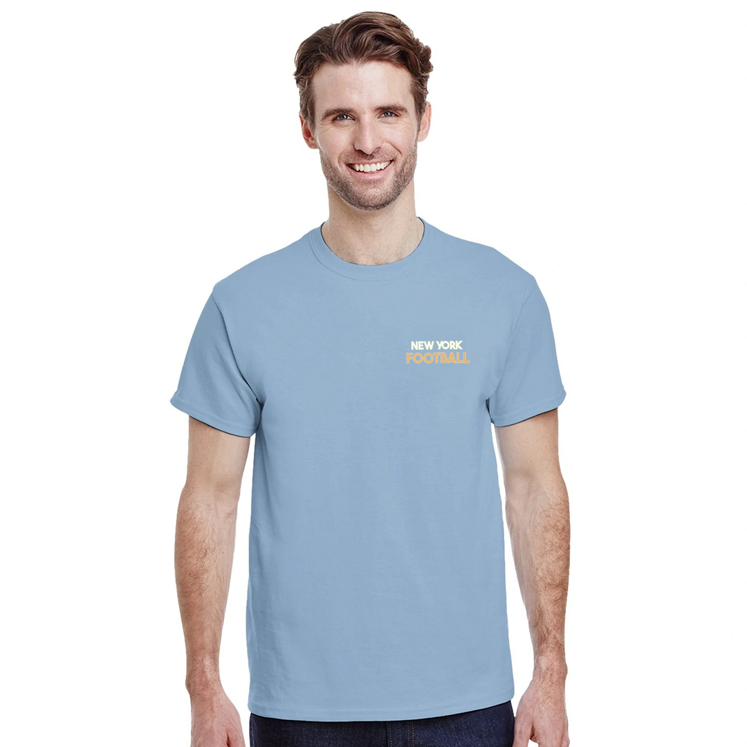 T-shirt New York Football, perfetta per i fan e per chi ama la moda, realizzata in cotone resistente e con un design audace c