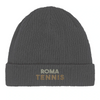 Image Grahite de Beanie Roma Tennis 2  - Cotton Bio, Embroidered Design
