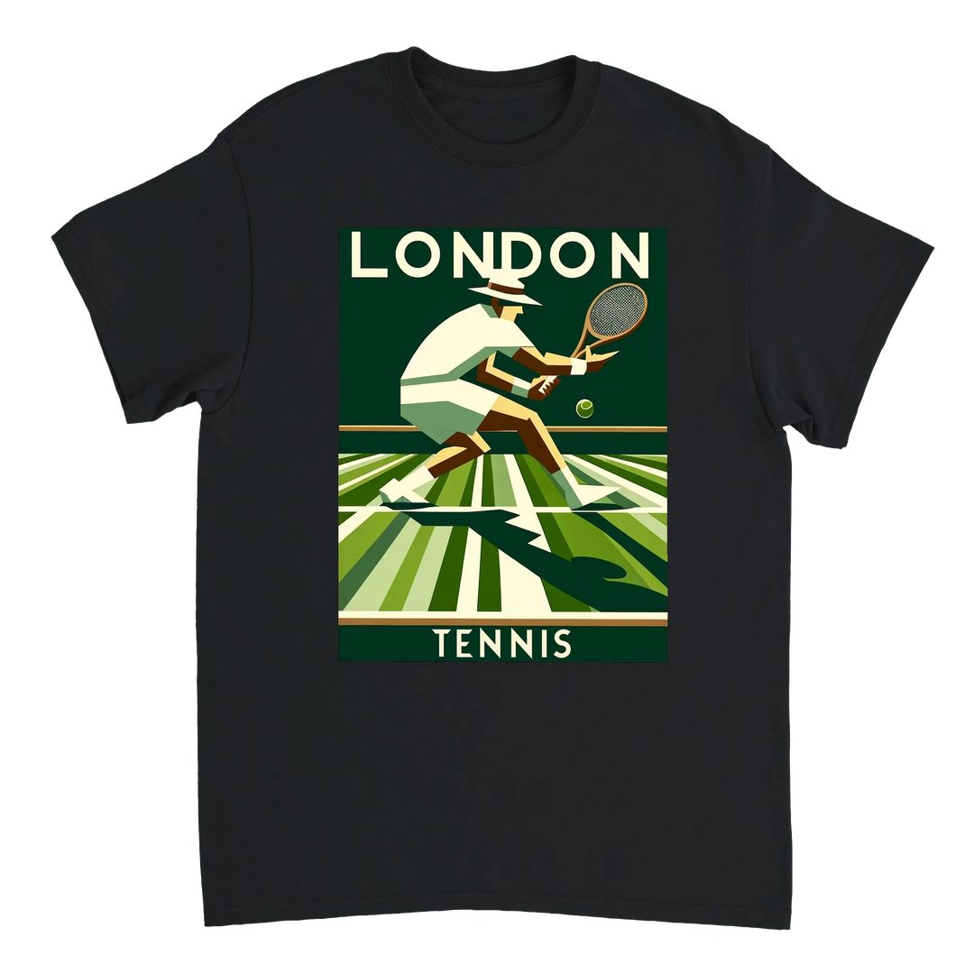 T-shirt style London Tennis t shirt excitement classic culture spirit fans players comfortable tee bold statement court fashion game perfect fit S M L XL XXL