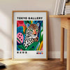 captivating Leopard Yayoi Kusama 3 poster vibrant orange white hues unique art piece bold patterns modern design perfect space sophistication decor artwork unframed formats