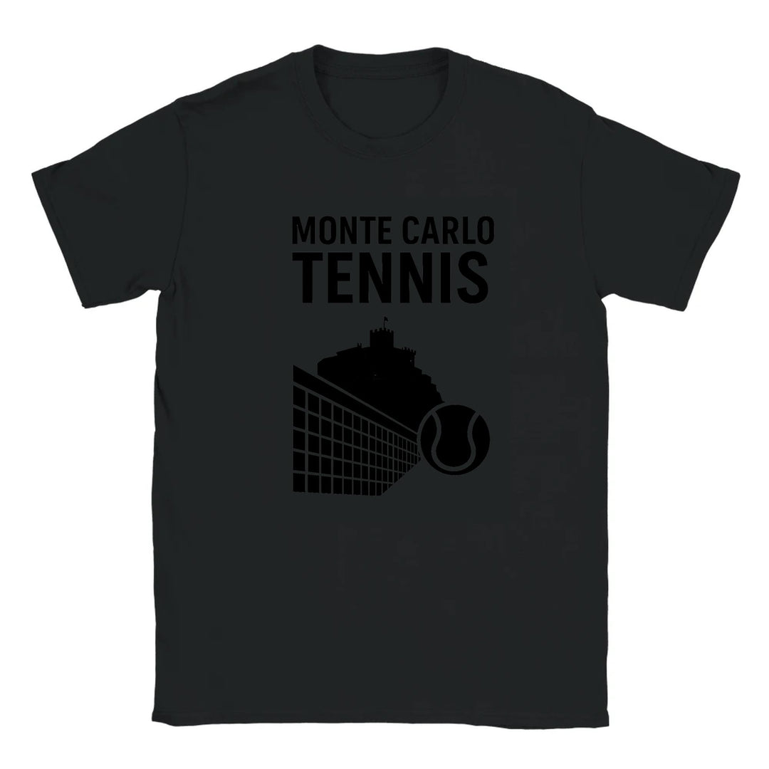 T-shirt temática de ténis Monte Carlo, com design vibrante e confortável, disponível em várias tamanhos