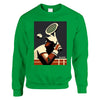 ultimate comfort Sweater Tennis cozy thick sweatshirt 50 % cotton polyester air jet fabric soft anti - pilling touch double needle stitching stretchy rib classic cut unisex perfect