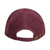 casual style Milano Sanremo Embroidered Cap 100 % cotton vintage dad low profile unstructured crown pre - curved visor comfort stitched ventilation eyelets fabric strap brass effect buckle