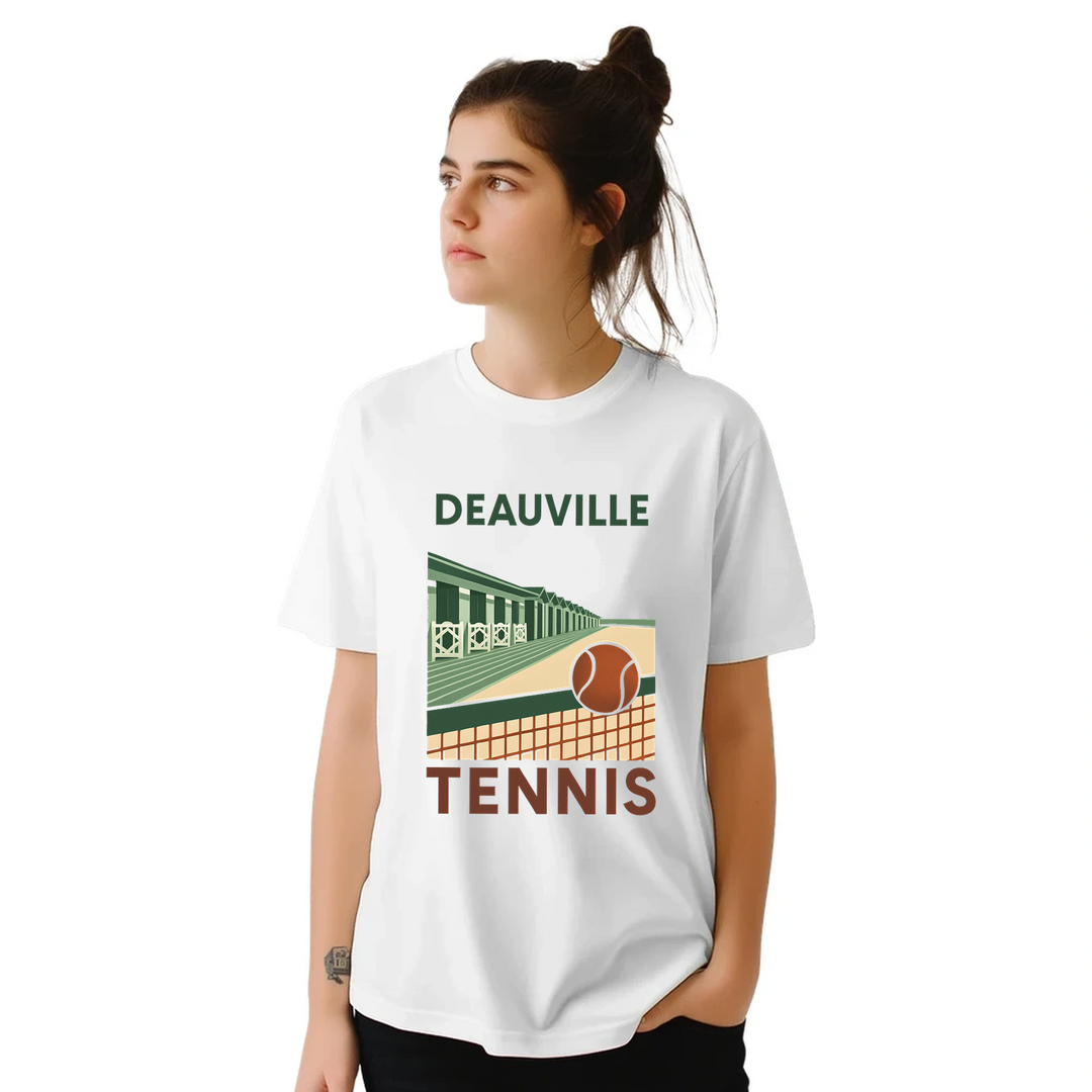 Koszulka tenisowa Deauville łącząca styl i komfort, idealna zarówno na kort, jak i na co dzień. Dostępna w rozmiarach S, M, L