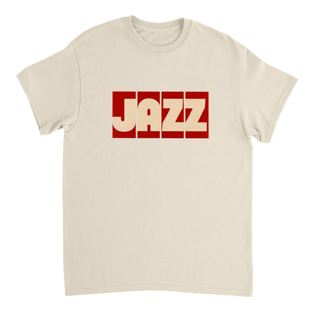 ジャズ音楽をテーマにしたTシャツ。リズムとソウルを祝う鮮やかなデザインで、音楽愛好家やファッション好きに最適。サイズはSからXXLまで対応。