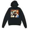 ultimate comfort Miami Tennis Hoodie unisex pullover soft 50/50 cotton polyester blend lined hood drawstring air jet fabric reduced pilling front pocket cuffs spandex waistband