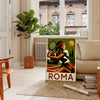 magnifique Roma Tennis 12 teintes marron gris une touche élégante espace amateurs affiche disponible dimensions 50x70 30x40 achetez  vôtre version