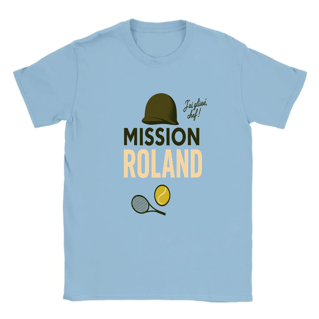 Image Light Blue de Mission Roland Tennis Tshirt 2