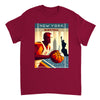T-shirt T - shirt basket new-yorkais parfait passionnés sport emblématique design unique une touche style garde-robe Achetez amour ville un tissu coton doux respirant
