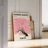 superbe Flower Botanical 17 un chef - œuvre noir gris intérieur une touche vintage poster fleurs disponible 50x70 cm disponibles A4 A0